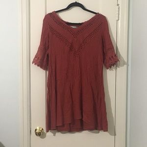Coral Bohemian Tunic